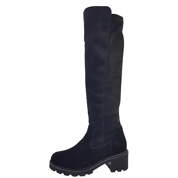 Remonte Goatsuede Schaftstiefel 02- Schwarz