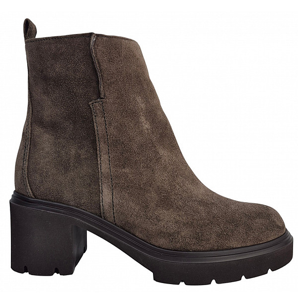 Gabor Velour brown Stiefelette engl. brown