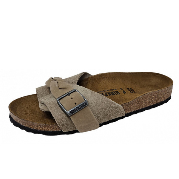 Birkenstock Pula Braided Pantolette taupe