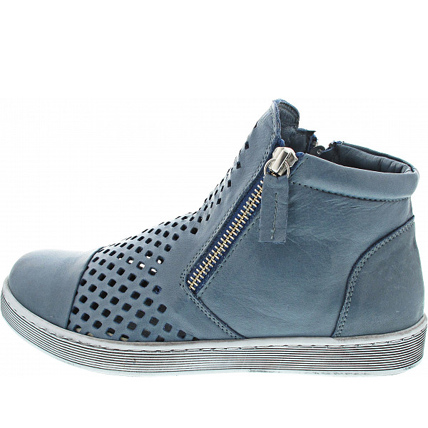 Andrea Conti Stiefelette infinity blue