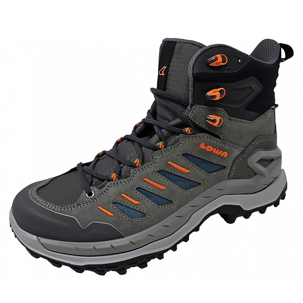 Lowa Innovo GTX MID Wanderstiefel grau petrol