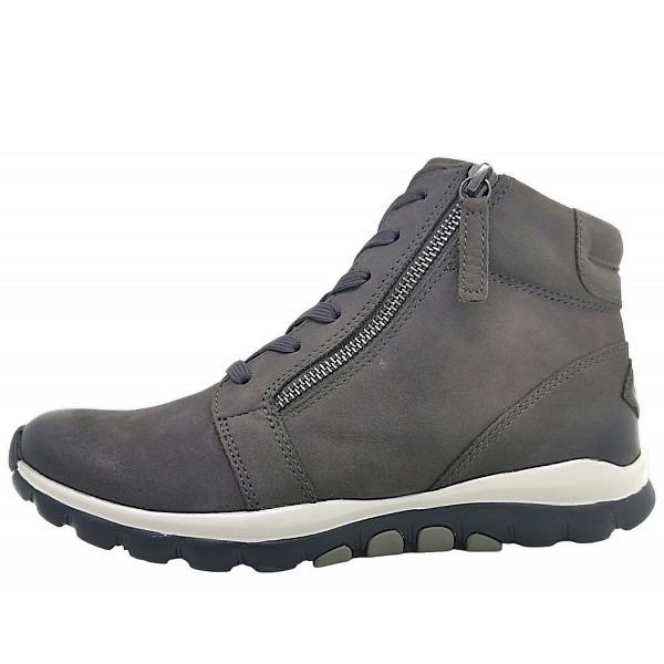 Gabor Comfort Schnürstiefel Dark-Grey (Mel.)