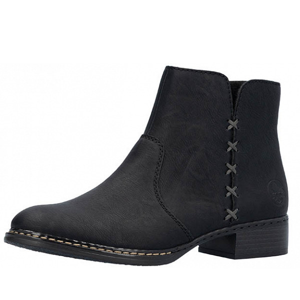 Rieker Stiefelette schwarz