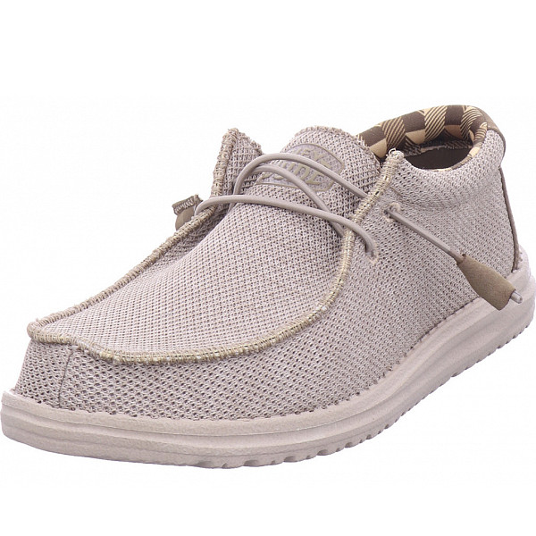 Hey Dude wally sox Leinenschuhe beige