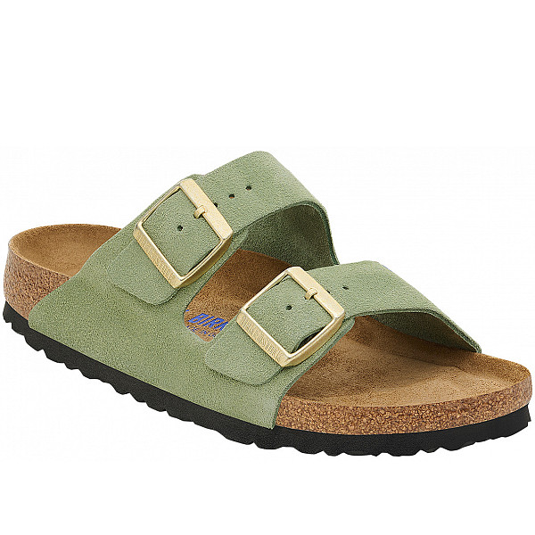 Birkenstock Arizona Pantoletten Green Tea