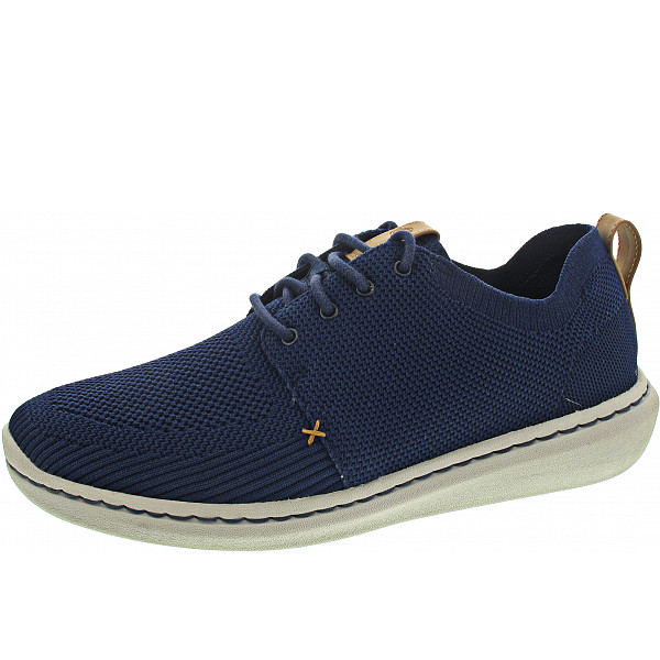 Clarks Step Urban Mix Sneaker Navy Textile Knit