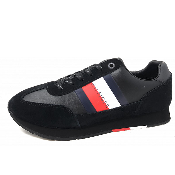 Tommy Hilfiger Corporate Flag Runner Sneaker black