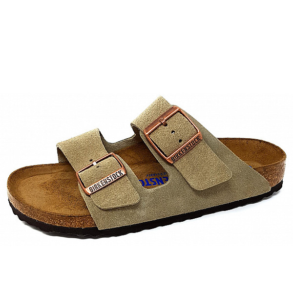 Birkenstock Arizona SFB Pantolette Taupe