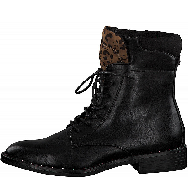 s.Oliver Schnürstiefeletten BLACK