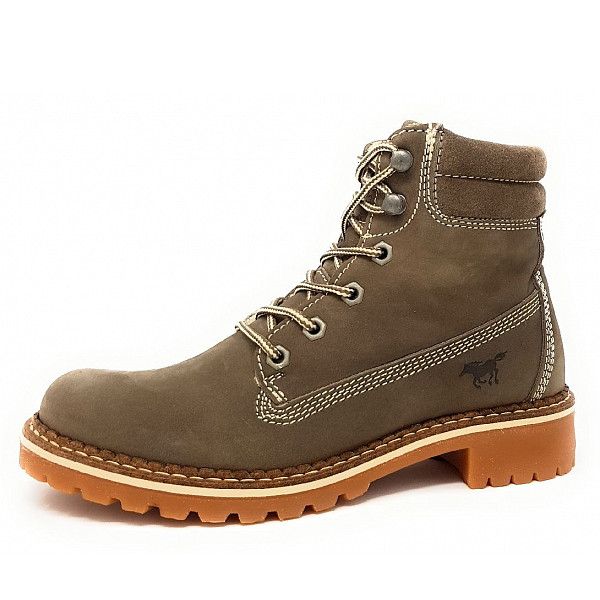 Mustang Schnürstiefelette 318 taupe