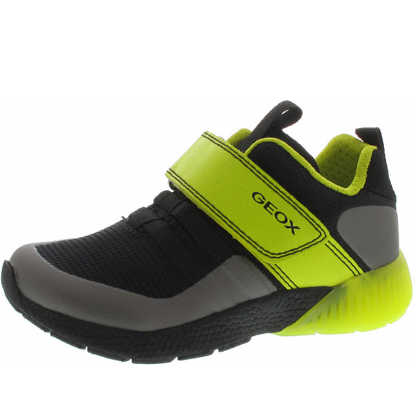 Geox Sveth Boy Halbschuhe black-lime