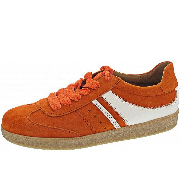 Gabor Sneaker low orange/weiss
