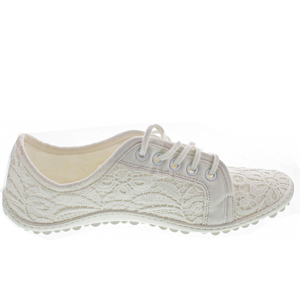 Scarpe Barefoot Leguano Amalfi, Bianco, Eleganti, Lavabili In Lavatrice, Made In Germany - 5