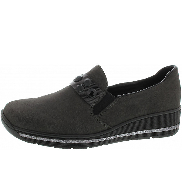 Rieker Slipper anthrazit/anthrazit