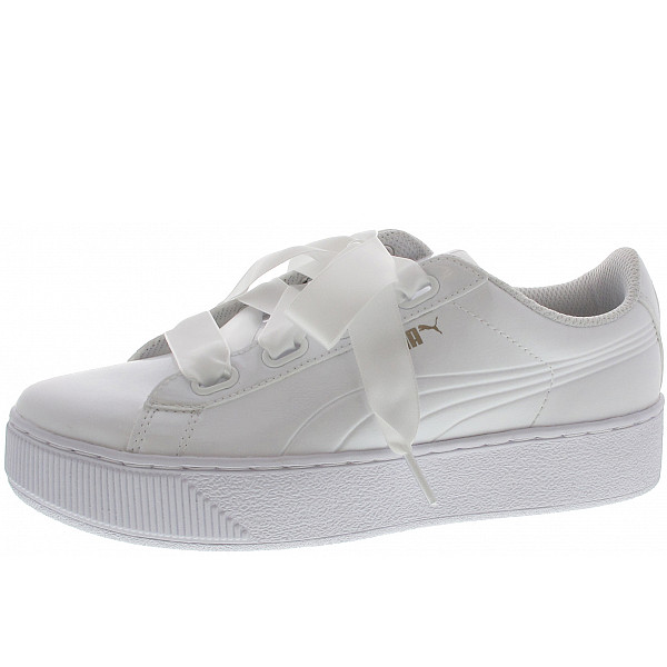 Puma Vikky Platform Ribbon Sneaker White 3664190002 Schuhwelt De