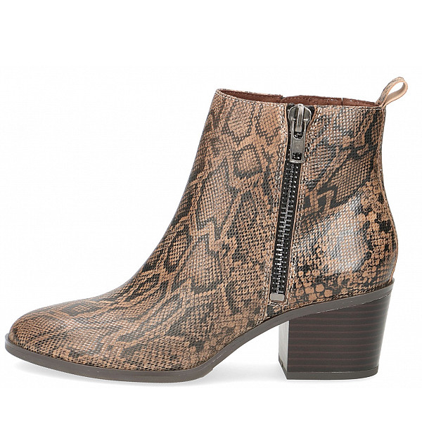 Caprice Stiefeletten TAUPE SNAKE