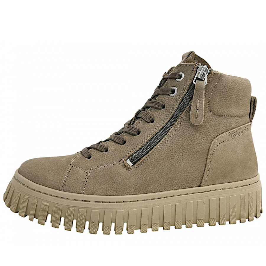 Tamaris Schnürstiefel taupe 3A1 1-25206-43/3A1 Weite mittel