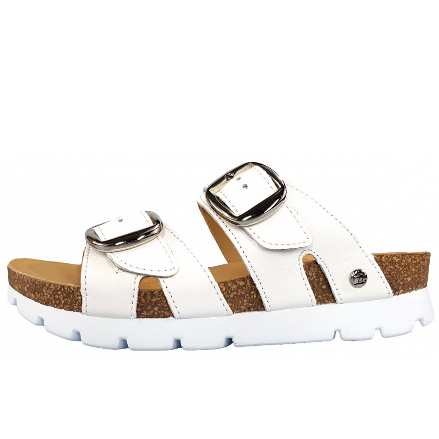 Panama Jack Pantolette Blanco/ White Shirley B4 Weite mittel