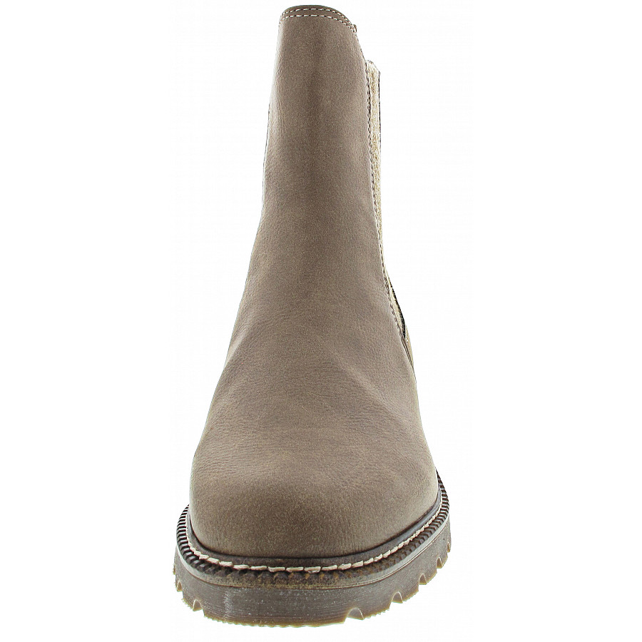 Tamaris Dames 1-25445-45 Chelsea-laarzen, zwart leder, 38 EU