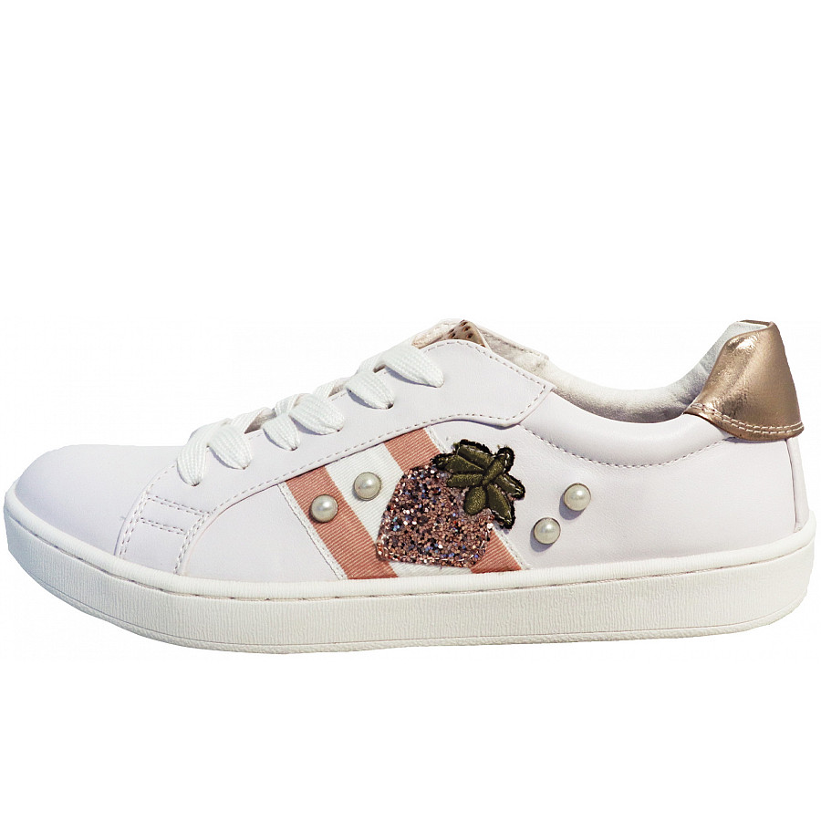 marco tozzi white trainers