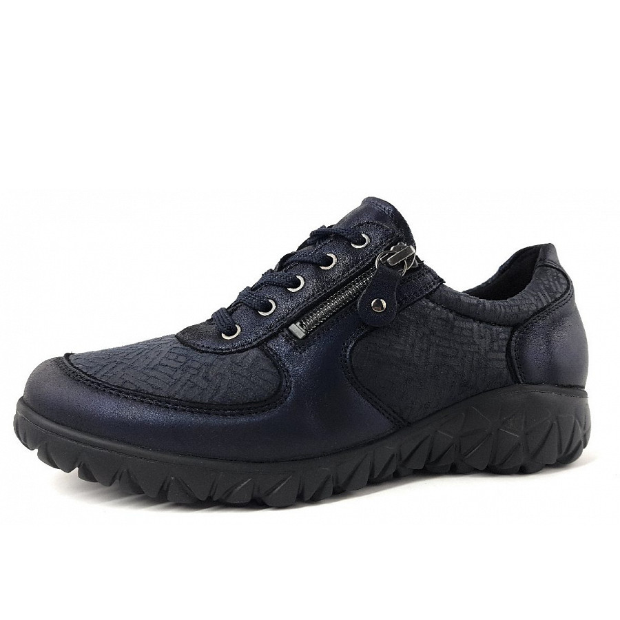 Chaussures Confort Waldläufer Orthotritt Pour Femme – Cuir/textile Extensible, Semelle Amovible, Largeur H, Marron