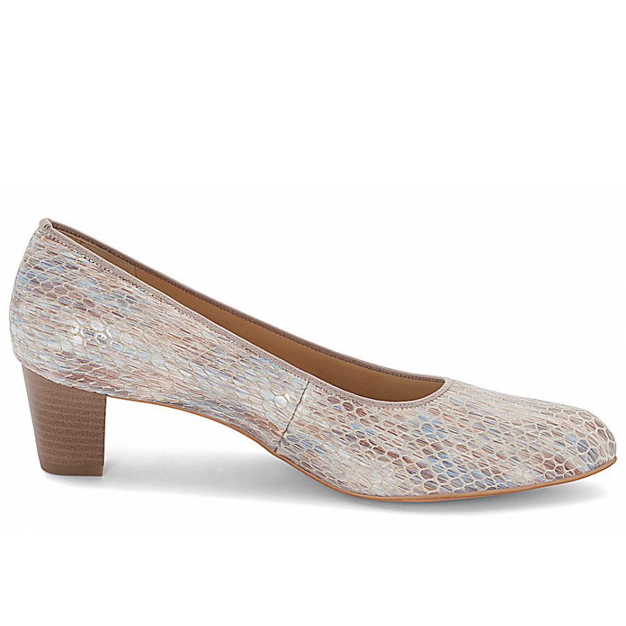 pumps taupe spitz